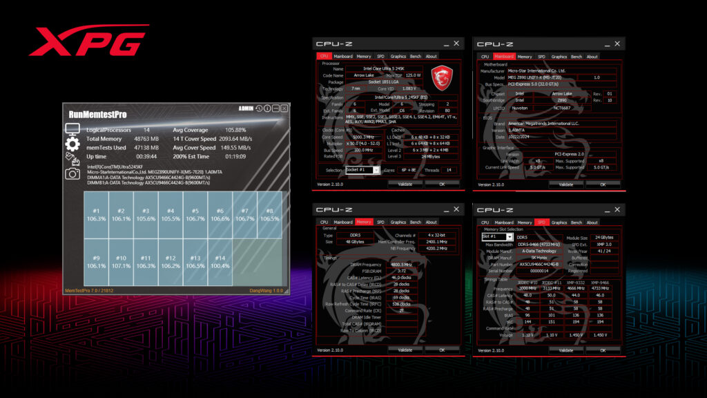 ADATA collaborates with Intel, major motherboard brands to create smooth overclocking experience