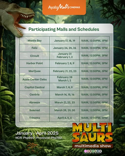 Multisaurs Ayala Malls Cinemas