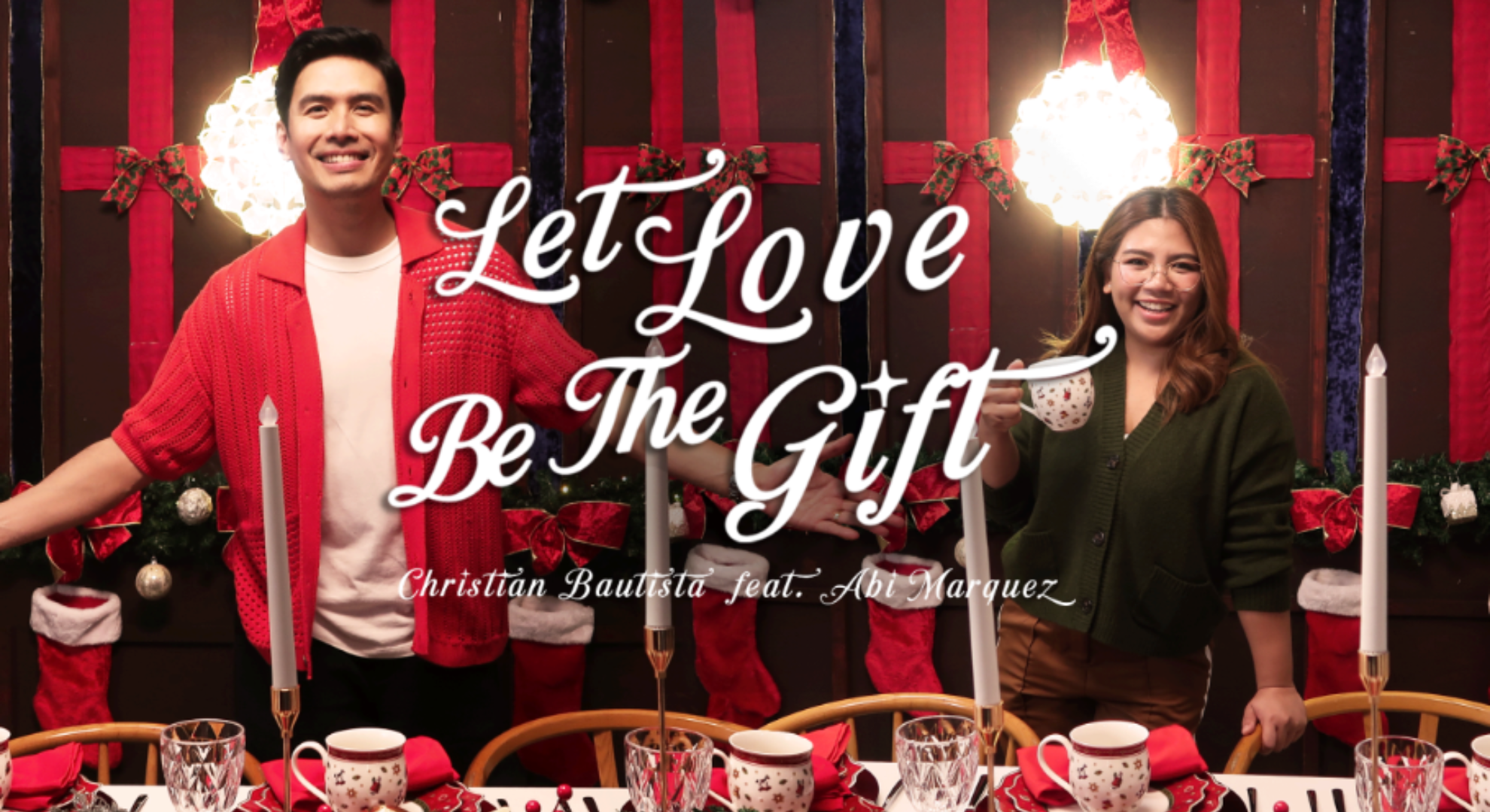 Christian Bautista and Abi Marquez usher in the holidays with star-studded  ‘Let Love Be the Gift’ music video