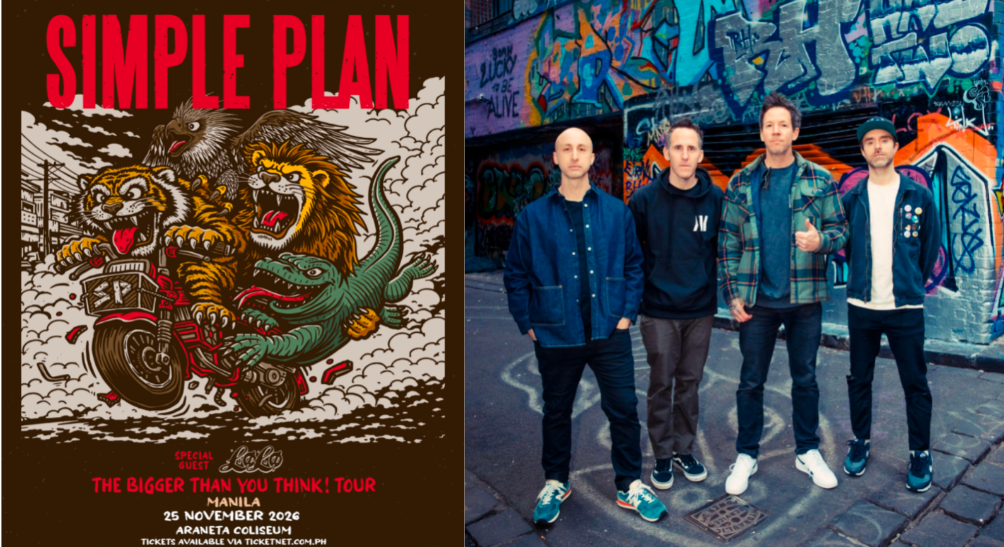 Simple Plan announces and brings new tour to Manila ‘The Bigger Than You Think!’ Tour in 2026