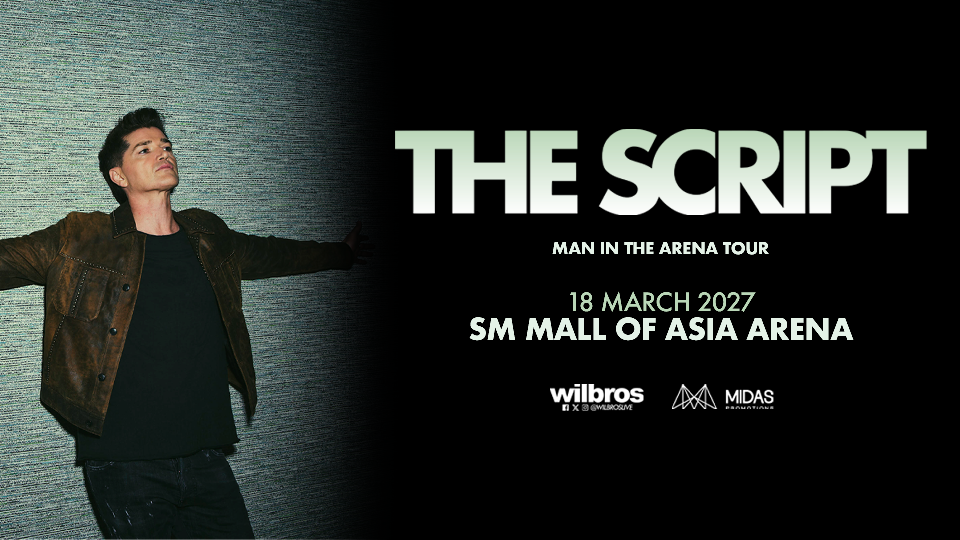The Script announce ‘Man in the Arena Tour’ Manila on 18th March 2027