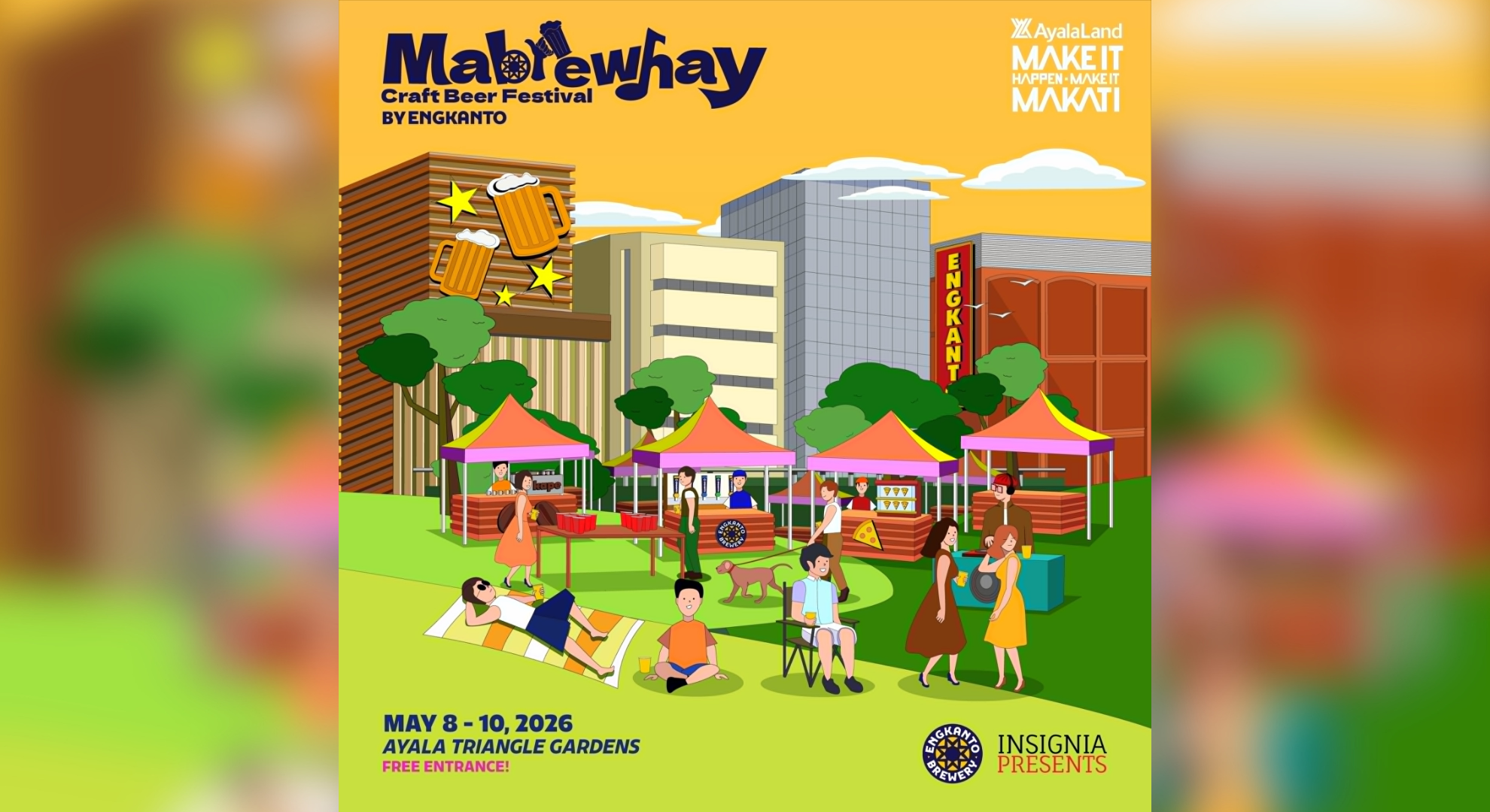 Mabrewhay Craft Beer Festival returns to Ayala Triangle Gardens on May 8-10, 2026