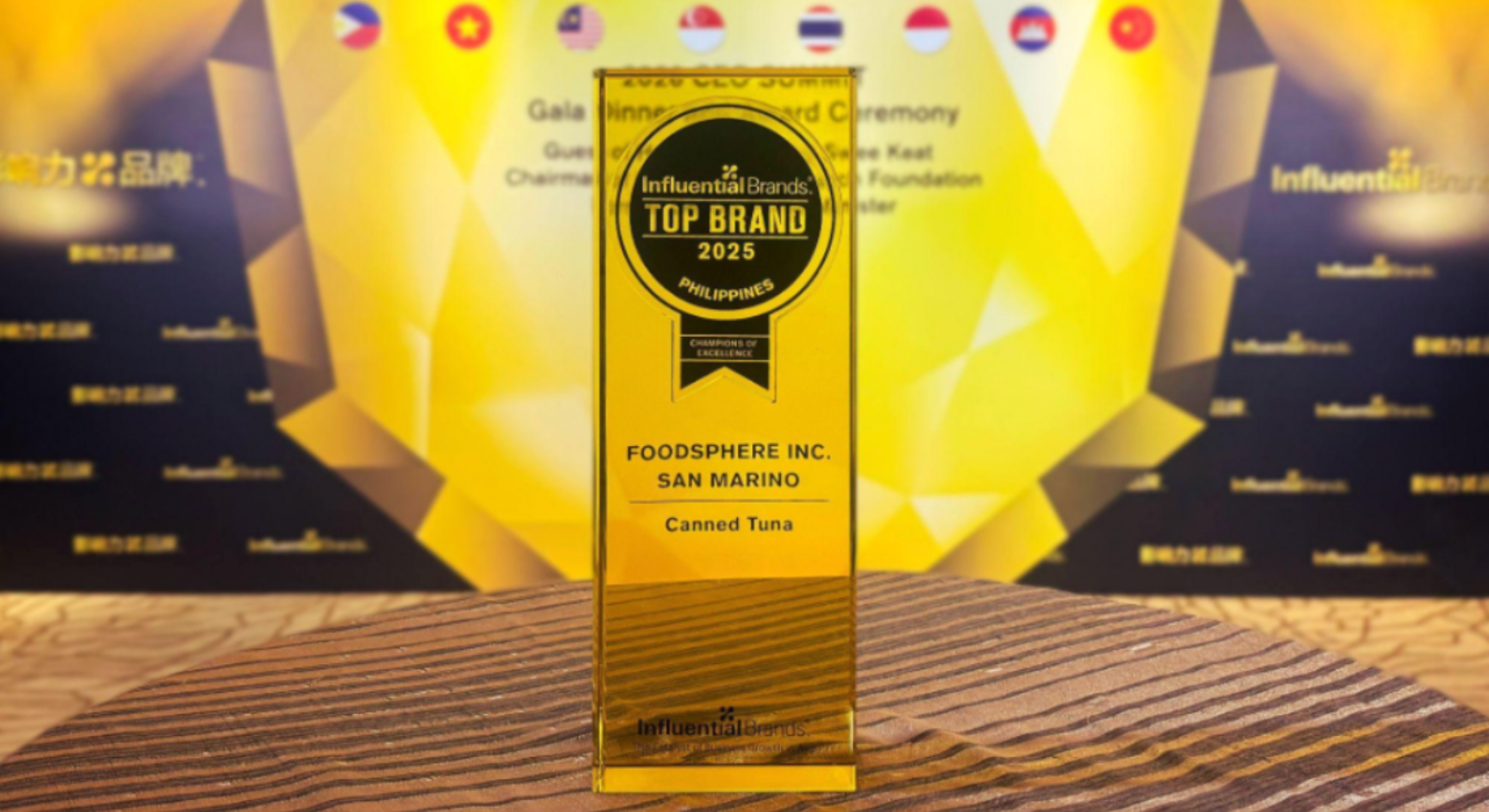 San Marino: The original corned tuna, named Top Canned Tuna Brand in the Philippines