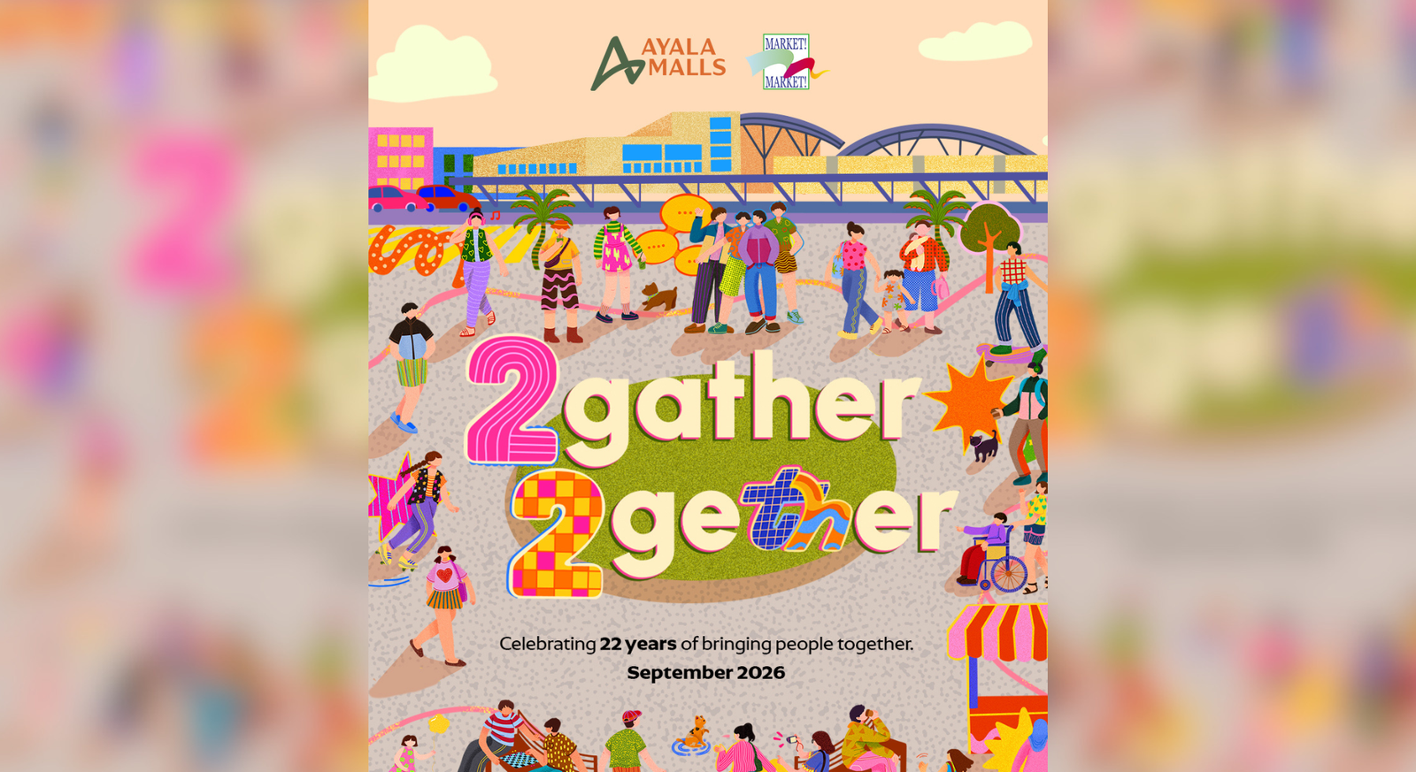 2gather, 2gether in September Celebrate Market! Market!’s 22 years of journeying through life with the community