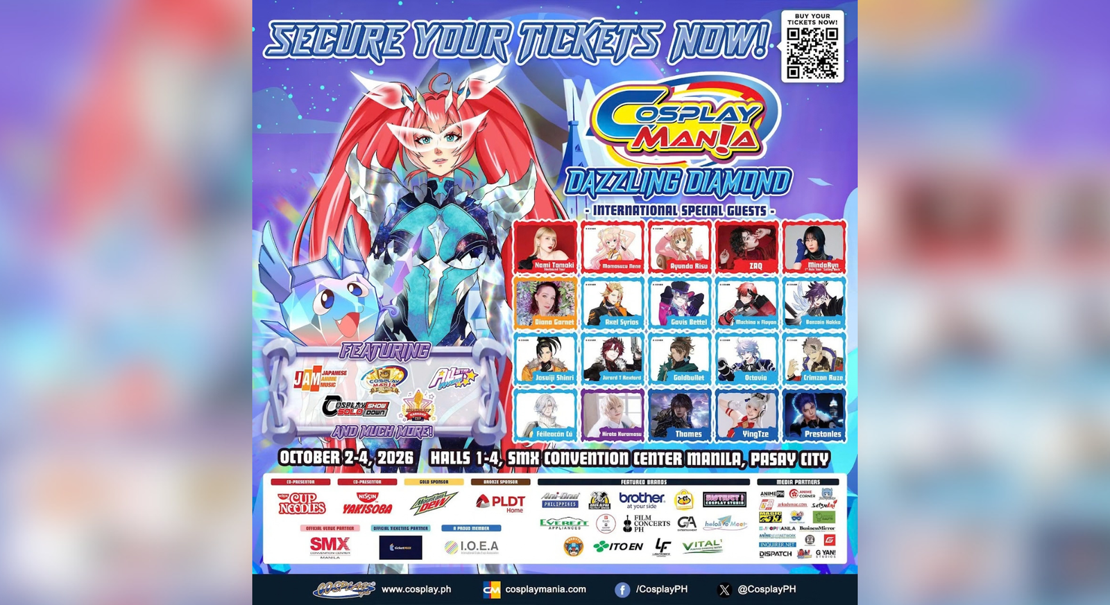 Be-dazzled In The Diamond Brilliance of Cosplay Mania 2026